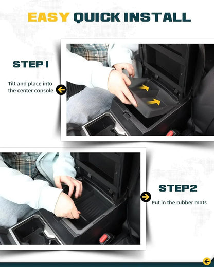 TRUMGETA Center Console Organizer Tray for 2024 2025 Toyota Tacoma