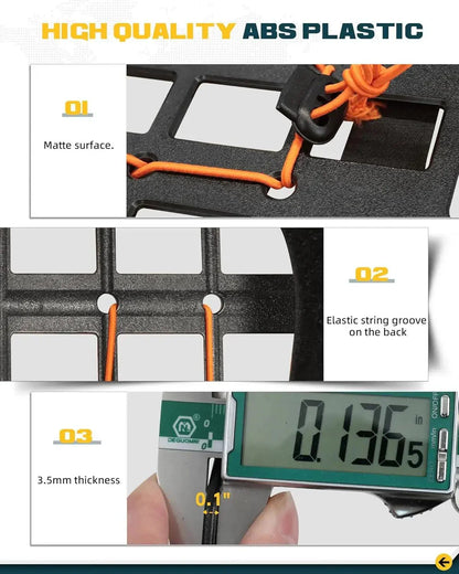 TRUMGETA Universal Sun Visor MOLLE Panel