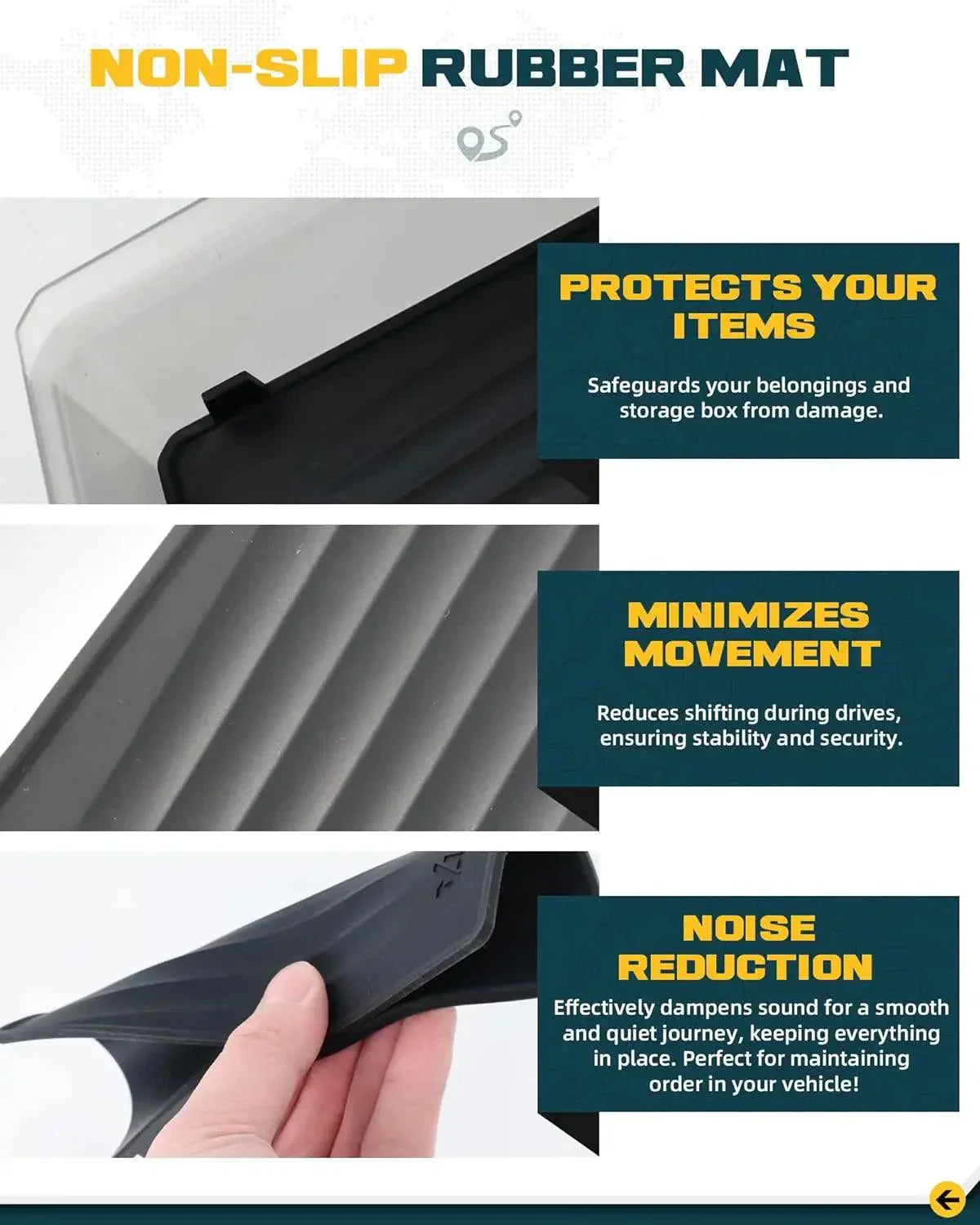 TRUMGETA Center Console Organizer Tray for 2024 2025 Toyota Tacoma