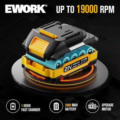 Souffleur de Feuilles Compact 21V sur Batterie