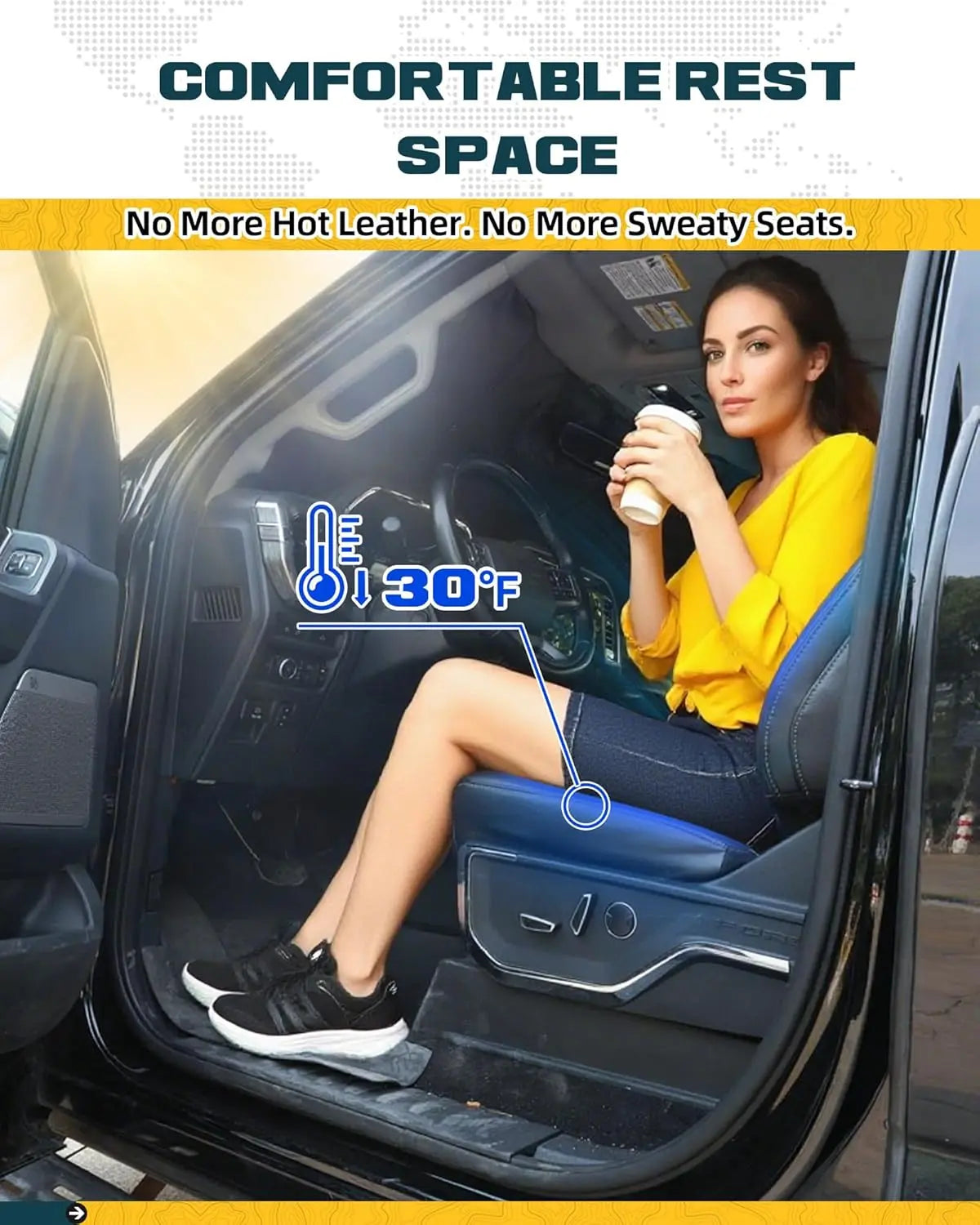 TRUMGETA Windshield Sun Shade Fit for Toyota Tacoma 2024 2025 2026 Front Window Sunscreen Sunshade 4th Gen Tacoma Accessories