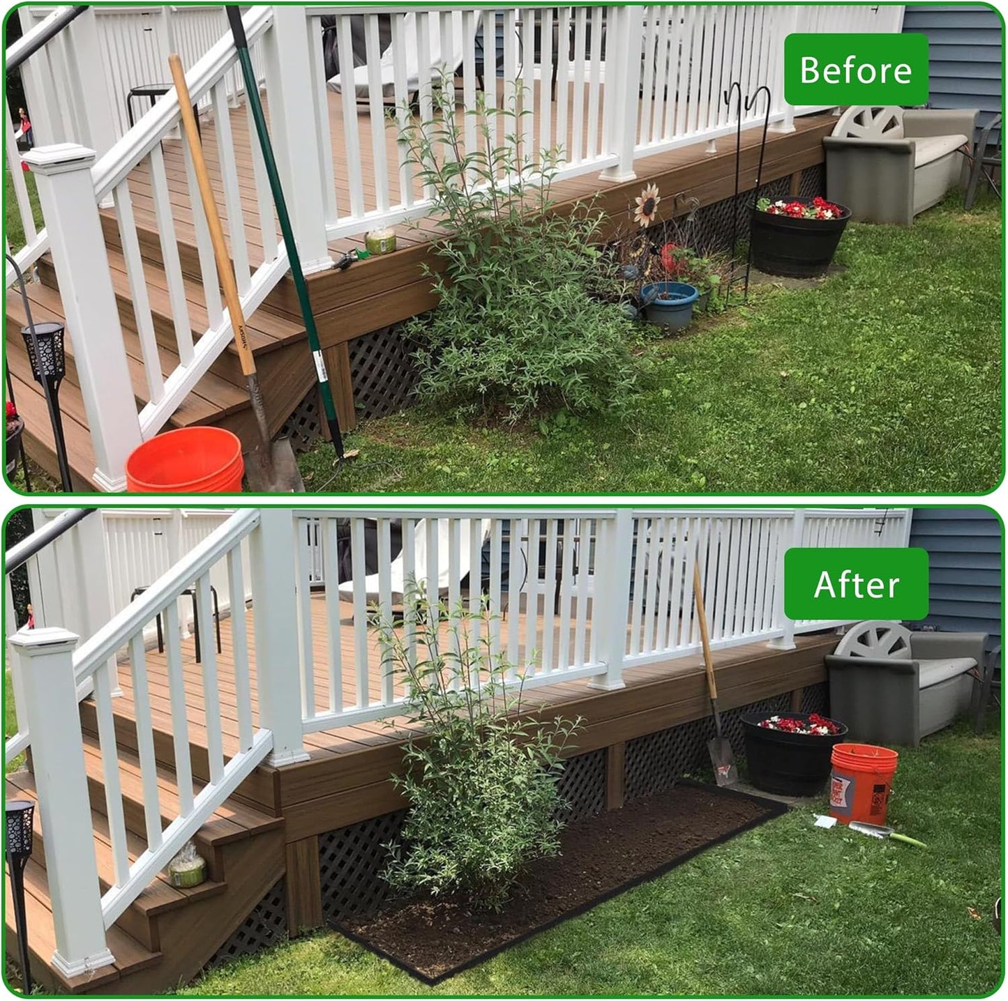 Bordure de Paysage 30 m de Longueur, 5 cm de Hauteur