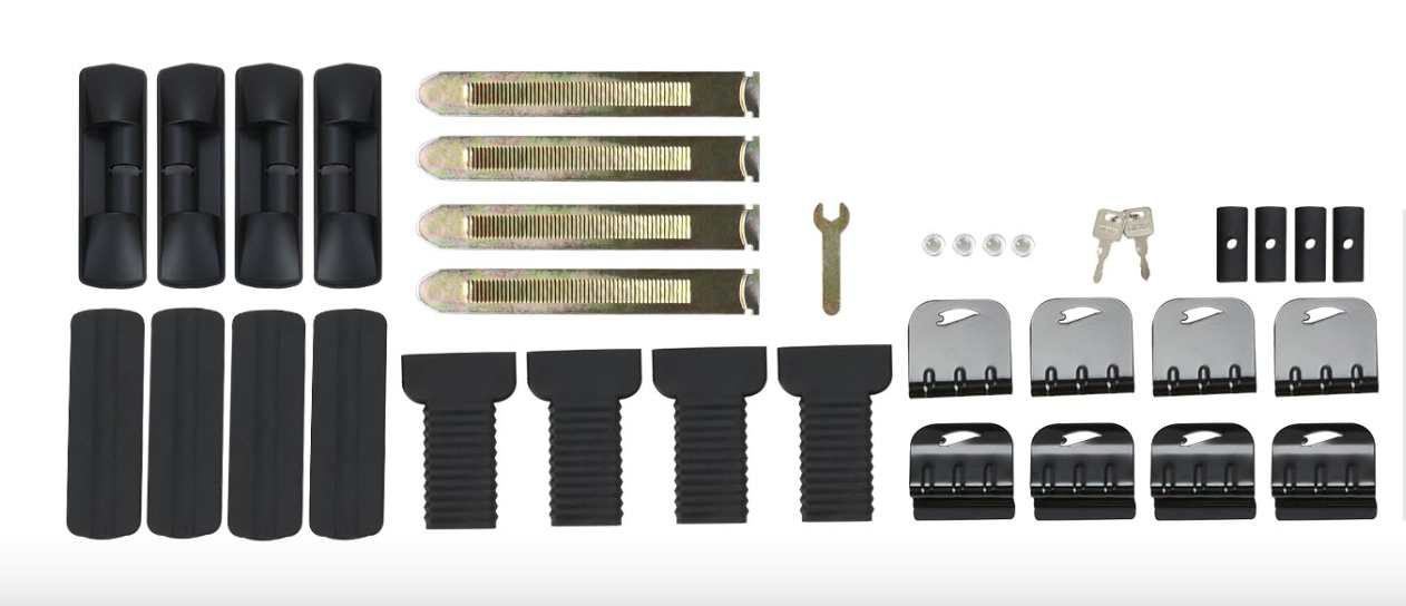 Universal Roof Rack Cross Bars, 41.3" Aluminum Roof Rack Crossbars, Fit Roof without Side Rail, 155 lbs Load Capacity, Adjustable Bare Roof Crossbars with Locks, for SUVs, Sedans, and Vans