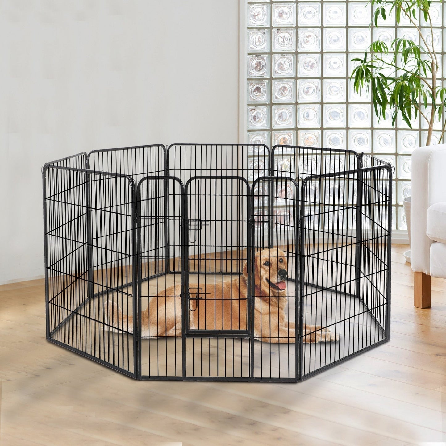 Heavy Duty Pet Playpens – 4 & 8 Panel Enclosures for Dogs, Cats & Small Pets | Indoor & Outdoor Use